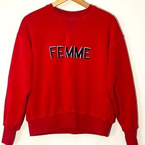 FRNCH Red Femme Sweatshirt